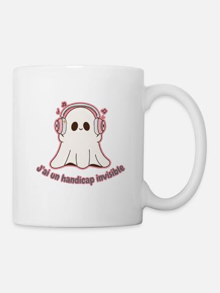 Phantom-DJ unsichtbare Behinderung - Tasse - Weiß