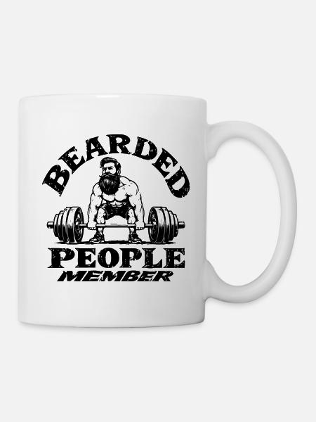 Bearded People Member - Tasse - Weiß