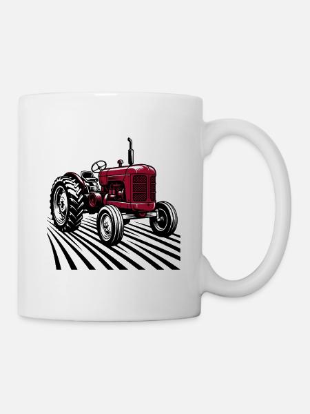 Traktor / Traktor / Traktor - Tasse - Weiß