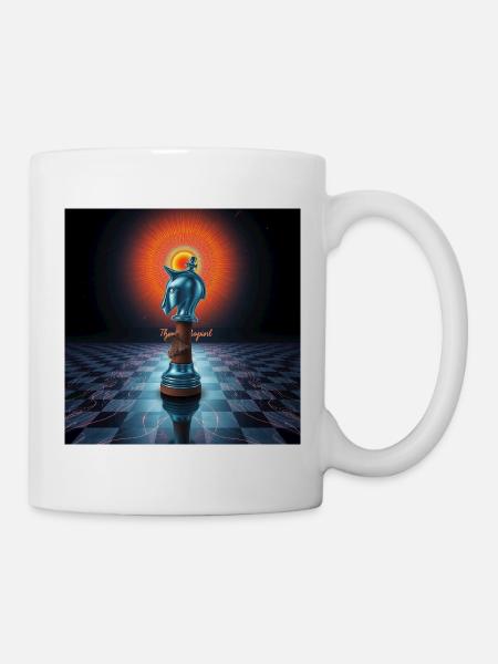 Quantum Knight: Der Zug der Matrix - Tasse - Weiß