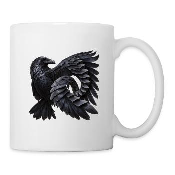 Unmöglicher Rabenflügel - Tasse - Weiß - Rechts