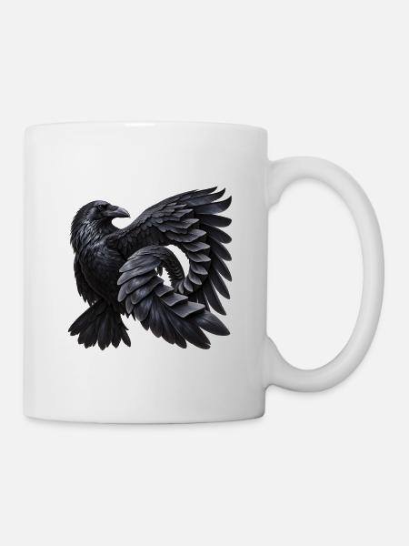 Unmöglicher Rabenflügel - Tasse - Weiß