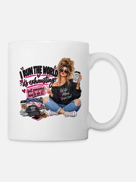 Mama am Ende - Tasse - Weiß