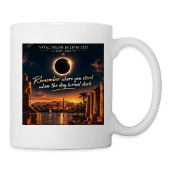 Solar Eclipse Luxor 2027 - Tasse - Weiß - Rechts