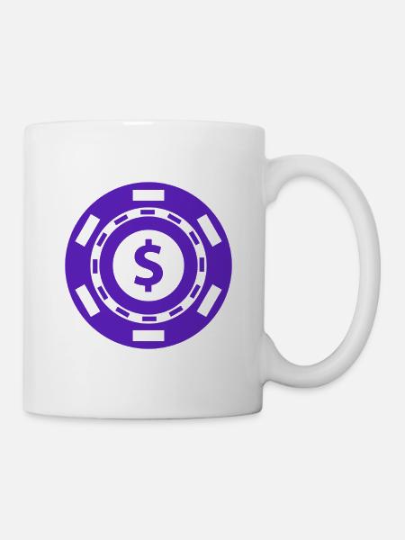 Spiel Fish Poker - Tasse - Weiß
