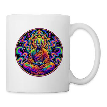 Mönch - Tasse - Weiß - Rechts