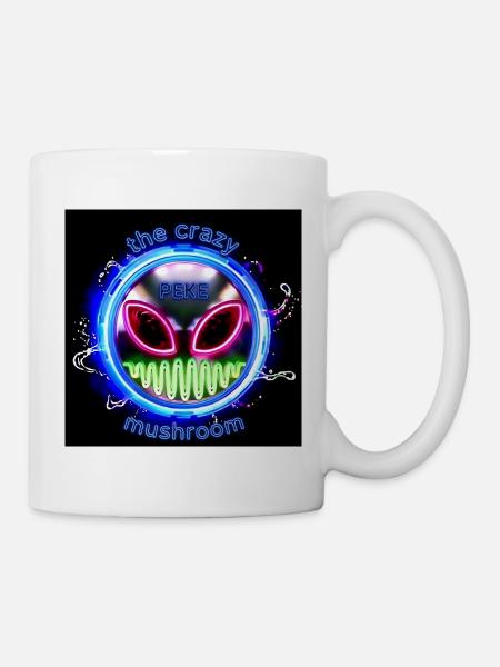 PEKE_Logo - Tasse - Weiß