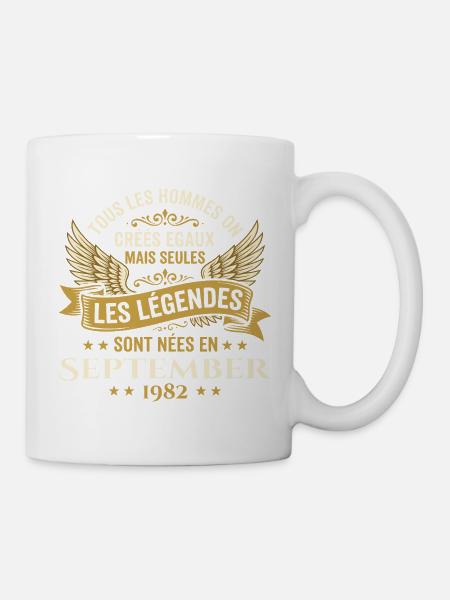Legends geboren im September 1982 - Tasse - Weiß