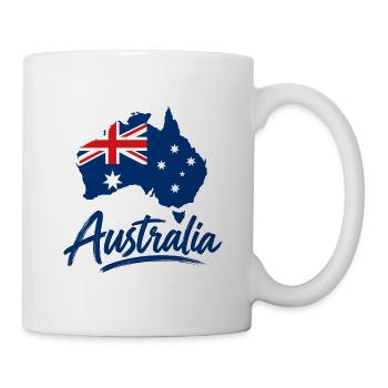 Australia - Australien - Koala - Känguru - Down Un - Tasse - Weiß - Rechts