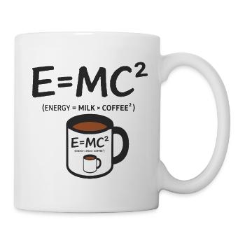 Lustiger Kaffee Kaffee Spruch DRINK Coffee - Tasse - Weiß - Rechts