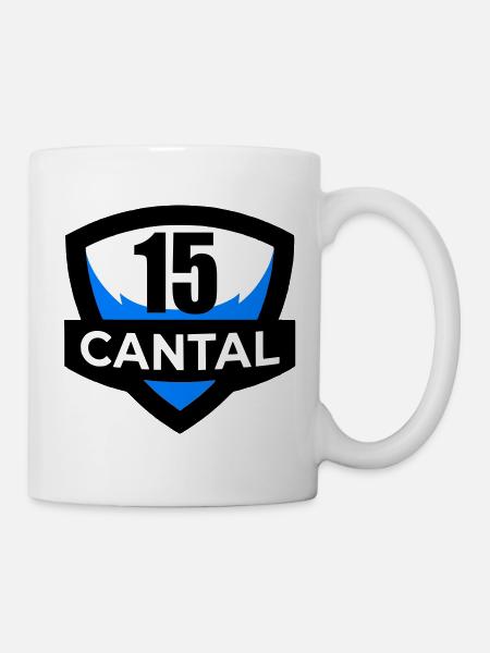 15 Cantal - Tasse - Weiß