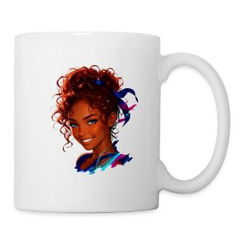 Porträt der Tänzerin - Tasse - Weiß - Rechts