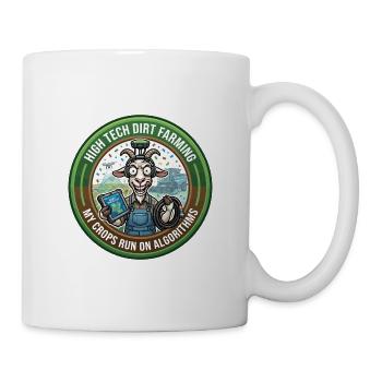Lustige, kluge Ziege Hightech-Algorithmen-Meme - Tasse - Weiß - Rechts