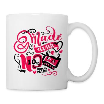 Ohne KI entwickelt - Tasse - Weiß - Rechts