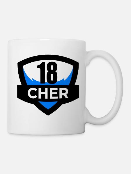 18 Teuer - Tasse - Weiß