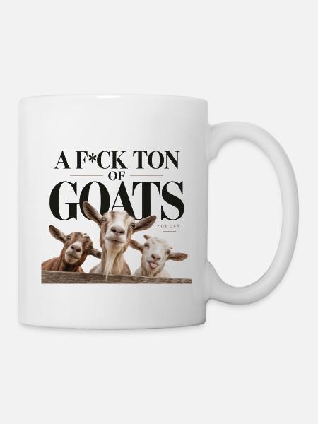 a_fuck_ton_of_goats - Tasse - Weiß