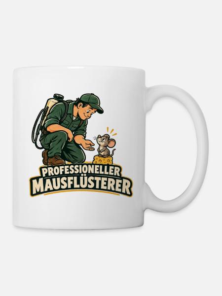 Mausflüsterer - Tasse - Weiß
