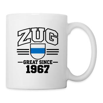 ZUG GREAT SINCE 1967 - Tasse - Weiß - Rechts