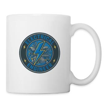Elektroingenieur Lightning PCB-Badge-Geschenk - Tasse - Weiß - Rechts