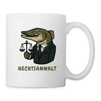 HECHTSANWALT  - Tasse - Weiß - Rechts