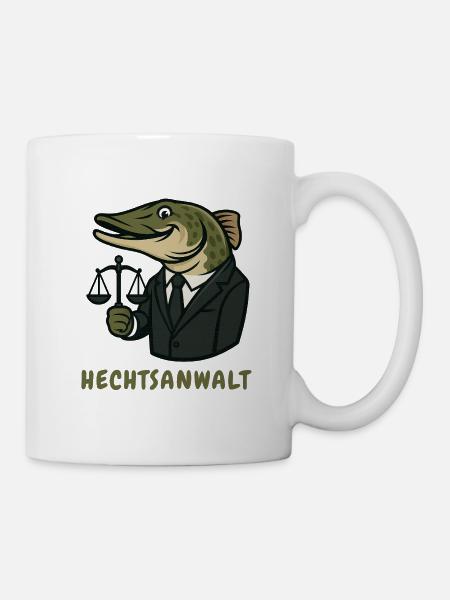 HECHTSANWALT - Tasse - Weiß