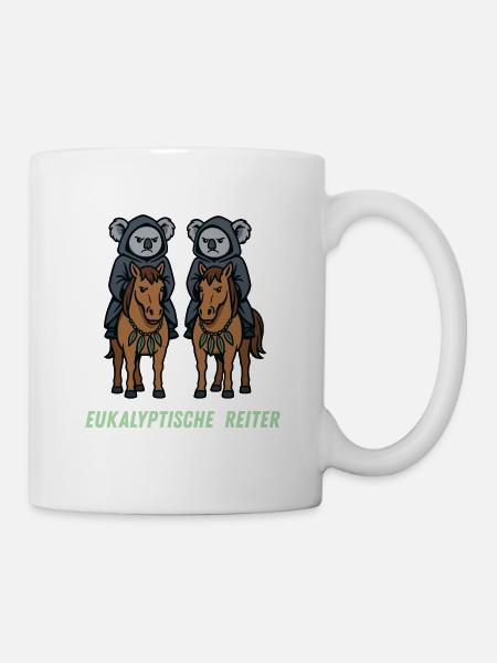 EUKALYPTISCHE REITER - Tasse - Weiß