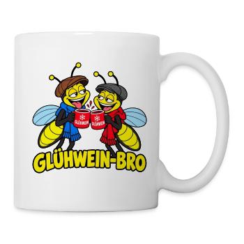Glühwein Bro - Weihnachtsmarkt - Tasse - Weiß - Rechts