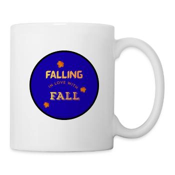 Verliebt in FALL - Tasse - Weiß - Rechts
