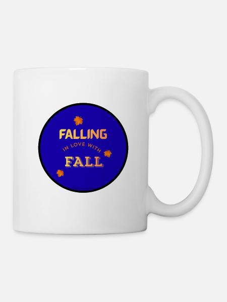 Verliebt in FALL - Tasse - Weiß