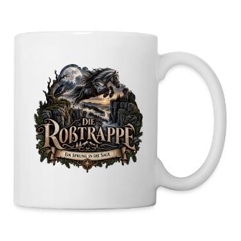 Die Roßtrappe – Harzer Sage - Tasse - Weiß - Rechts