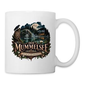 Der Mummelsee – Schwarzwälder Sage - Tasse - Weiß - Rechts