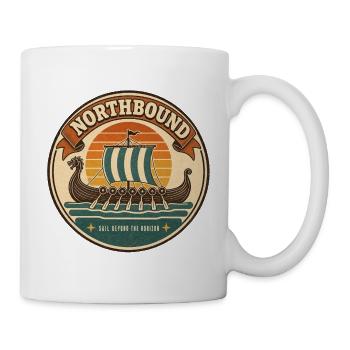 Nordwärts Segel der Horizonte - Tasse - Weiß - Rechts