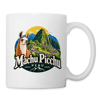 Machu Picchu – Peru, Inka & Abenteuer - Tasse - Weiß - Rechts
