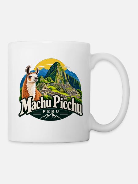 Machu Picchu – Peru, Inka & Abenteuer - Tasse - Weiß