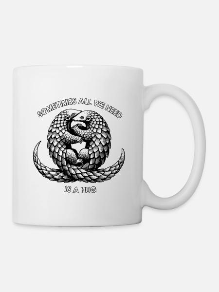 Manchmal brauchen wir nur eine Umarmung - Tasse - Weiß