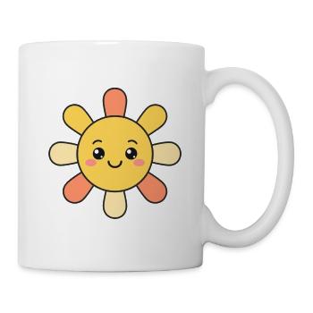 Smiling Sun – Sunny Picnic Vibes - Tasse - Weiß - Rechts