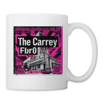 The Carrey: Witz, Wahrheit, Widerstand - Tasse - Weiß - Rechts