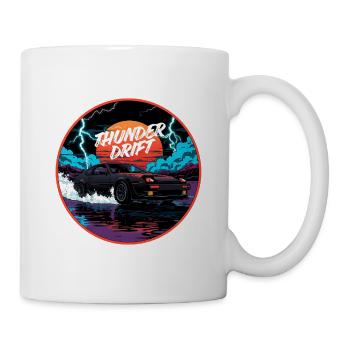 Thunder Drift Retro Performance - Tasse - Weiß - Rechts