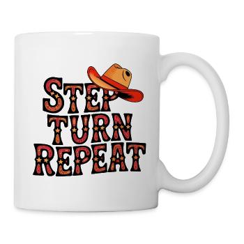 Country Dance - Tasse - Weiß - Rechts
