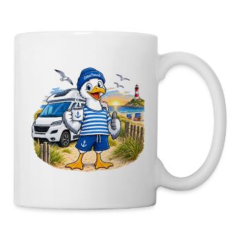 OstseeFreunde Camper - Tasse - Weiß - Rechts