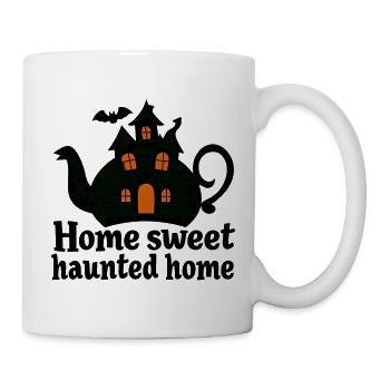 Spuk-Teekanne Hausdesign - Tasse - Weiß - Rechts