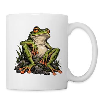 Feral Frog - Tasse - Weiß - Rechts
