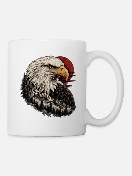 Wild Eagle - Tasse - Weiß