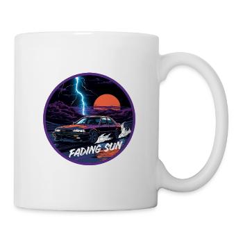 Retro Storm Horizon Streetwear - Tasse - Weiß - Rechts