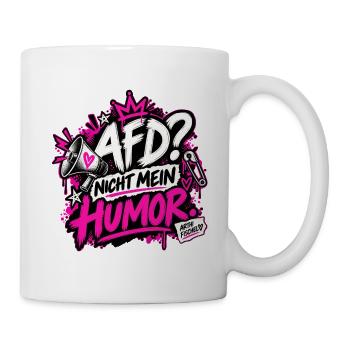 AfD? Nicht mein Humor - Tasse - Weiß - Rechts