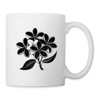 Frangipani - Tasse - Weiß - Rechts