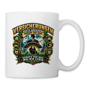 Versicherungsvertreter & Finanzberater | Finanzen  - Tasse - Weiß - Rechts
