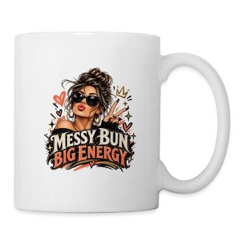 Große Energie - Tasse - Weiß - Rechts