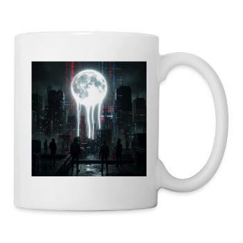 Takt des Mondes - Tasse - Weiß - Rechts