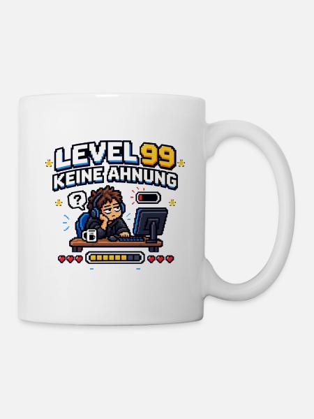 Level 99 - Tasse - Weiß